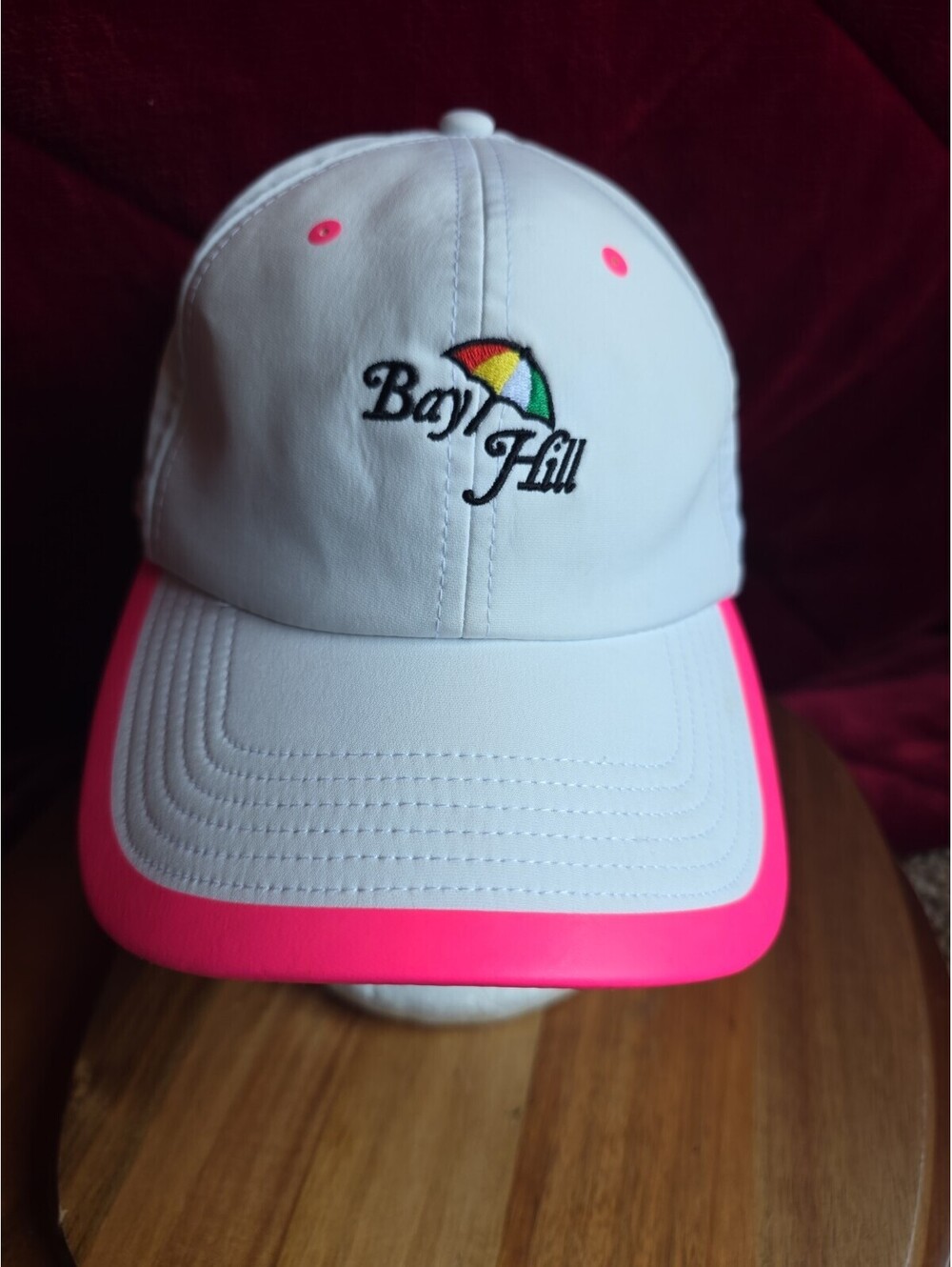 Golf Hat Imperial New One Size Women's Bay Hill White Hot Pink